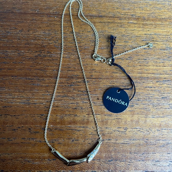 Pandora Shine Flower Stem Necklace - Picture 2 of 2